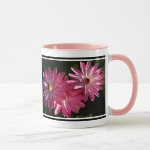 Rosa Wasser-Lilien-Kaffee-Tasse Tasse