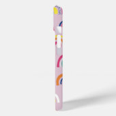 Rosa Wasserfarbe Case-Mate iPhone Hülle (Rückseite / Links)