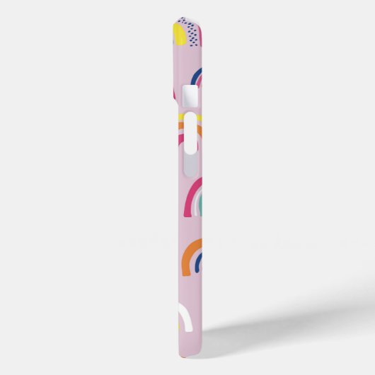 Rosa Wasserfarbe Case-Mate iPhone Hülle (Rückseite / Links)