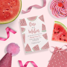 Rosa Wasserfarbe Eins in einem Melon Girl Erstgebu