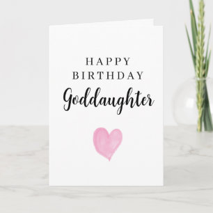 Rosa Wasserfarbe Herz Alles Gute zum Geburtstag Pa Karte