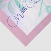 Rosa Wasserfarbe Lilac Rose Blume Bläserfarben Seidenpapier (Detail)