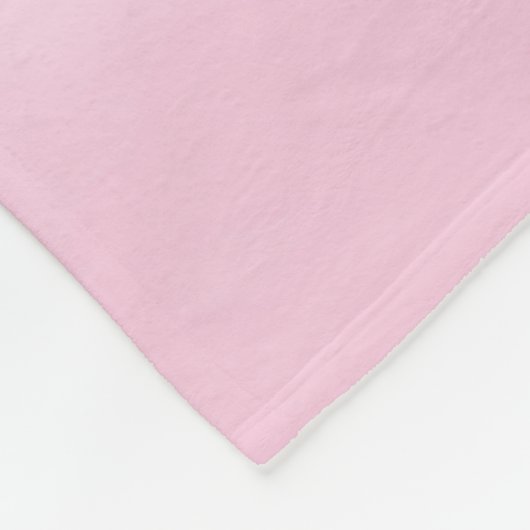 Rosa Wasserfarbe Ombre Personalisiert Fleecedecke (Ecke)