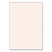 Rosa Wasserfarbe Ranunculus Hochzeitsplatz Tischnummer (Rückseite)