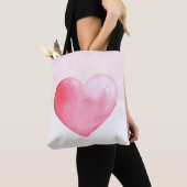Rosa Wasserfarbe Tasche (Von Nahem)