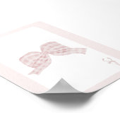 Rosa Wasserfarben-Ace Picknickschnack-Poster Poster (Ecke)