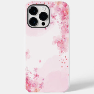 Rosa Wasserfarben-Ästhetik iPhone 14 Pro Max Hülle
