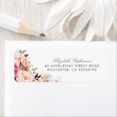 Rosa Wasserfarben Blume Romantische Hochzeit (Insitu)