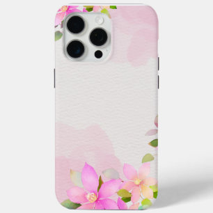 Rosa Wasserfarben-Blumen-Handyhülle Case-Mate iPhone Hülle