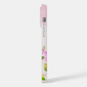 Rosa Wasserfarben-Blumen-Handyhülle iPhone Hülle (Linke Seite)