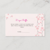 Rosa Wasserfarben Blumenbücher für Babys Begleitkarte (Vorderseite)