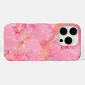 Rosa Wasserfarben-iPhone-Hülle - Traumhafte Pastel Case-Mate iPhone Hülle (Rückseite (Horizontal))