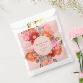 Rosa Wasserfarben-Mohn-Hochzeitsgeschenktüten Geschenktütchen (Versiegelt)