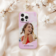 Rosa Wasserfarben-Waschpersonalisiere Fotografie m