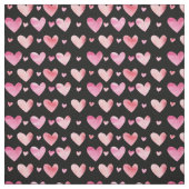 Rosa Wasserfarbenfrohe Herzschläuche Stoff (Muster)