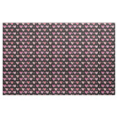 Rosa Wasserfarbenfrohe Herzschläuche Stoff (Fat Quarter (45,7 x 55,9 cm))