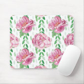 Rosa Wasserfarbenpeonys Mousepad (Mit Mouse)
