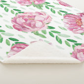 Rosa Wasserfarbenpeonys Sherpadecke (3/4)
