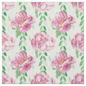 Rosa Wasserfarbenpeonys Stoff (Muster)