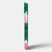 Rosa Wasserläufe auf einem Pool Case-Mate iPhone Hülle (Rückseite / Links)