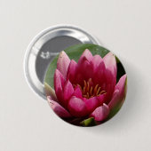 Rosa Wasserlilie Button (Vorne & Hinten)