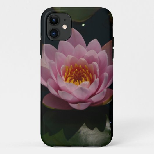 Rosa Wasserlilie Case-Mate iPhone Hülle (Rückseite)