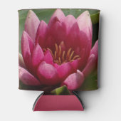 rosa Wasserlilie Dosenkühler (Vorderseite)