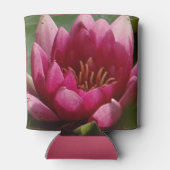 rosa Wasserlilie Dosenkühler (Rückseite)