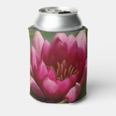rosa Wasserlilie Dosenkühler (Kanne Rückseite)