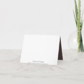 Rosa Wasserlilie Elegante einfache zeitgenössische Einladung (Rückseite)