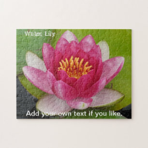 Rosa Wasserlilie Jigsaw Puzzle