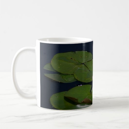 Rosa Wasserlilie Kaffeetasse (Links)