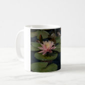 Rosa Wasserlilie Kaffeetasse (Vorderseite Links)