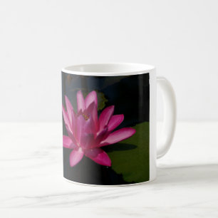 Rosa Wasserlilie Kaffeetasse