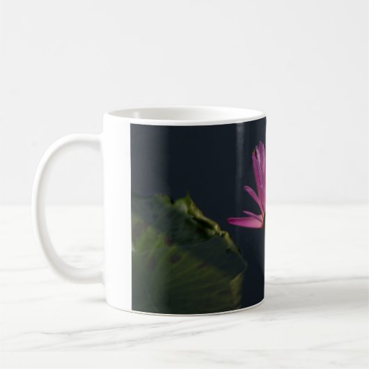 Rosa Wasserlilie Kaffeetasse (Links)