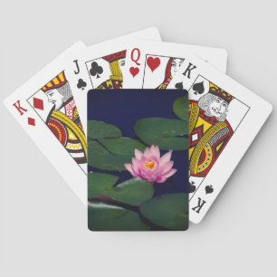 Rosa Wasserlilie Lotus Playing Cards Spielkarten