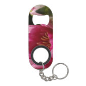 Rosa Wasserlilie Mini Flaschenöffner (Rückseite)