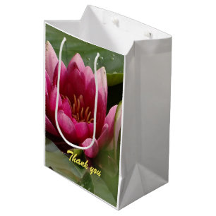 Rosa Wasserlilie Mittlere Geschenktüte