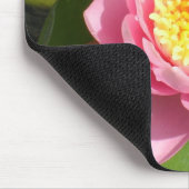 Rosa Wasserlilie Mousepad (Ecke)
