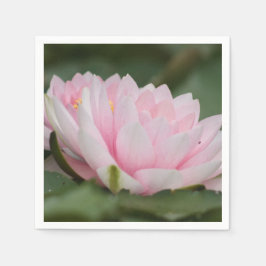 Rosa Wasserlilie Serviette