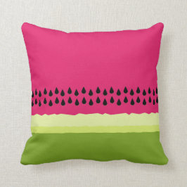 Rosa Wassermelone Slice Kissen