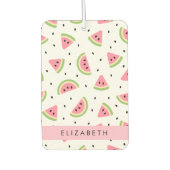 Rosa Wassermelonen, Wassermelonen, Ihr Name Autolufterfrischer (Vorderseite)