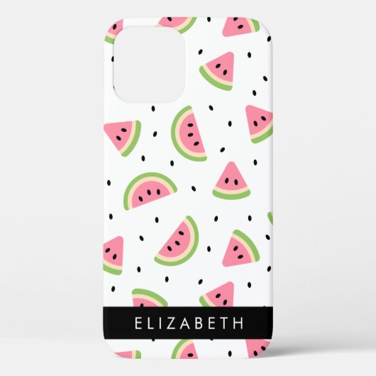 Rosa Wassermelonen, Wassermelonen, Ihr Name Case-Mate iPhone Hülle (Rückseite)