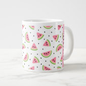 Rosa Wassermelonen, Wassermelonen, Ihr Name Jumbo-Tasse (Vorderseite Rechts)