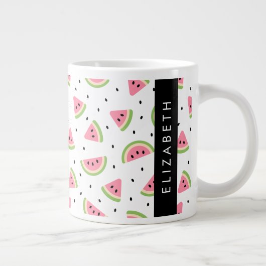 Rosa Wassermelonen, Wassermelonen, Ihr Name Jumbo-Tasse (Rechts)