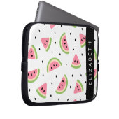 Rosa Wassermelonen, Wassermelonen, Ihr Name Laptopschutzhülle (Vorne Rechts)