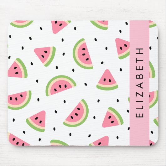 Rosa Wassermelonen, Wassermelonen, Ihr Name Mousepad (Vorne)