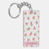 Rosa Wassermelonen, Wassermelonen, Ihr Name Schlüsselanhänger (Vorderseite links)