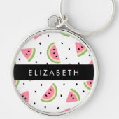 Rosa Wassermelonen, Wassermelonen, Ihr Name Schlüsselanhänger (Vorne)