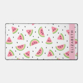 Rosa Wassermelonen, Wassermelonen, Ihr Name Schreibtischunterlage (Vorderseite)